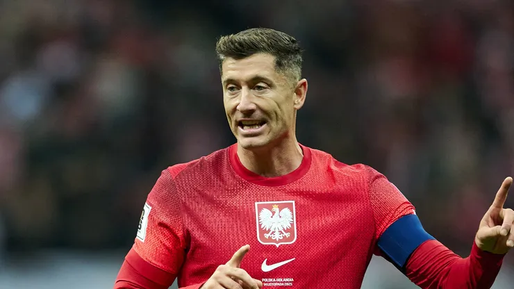 Robert Lewandowski of Poland.