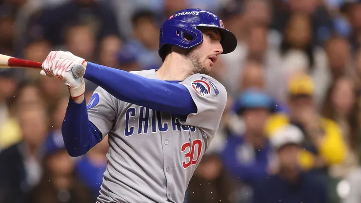Kyle Tucker #30 of the Chicago Cubs at bat.