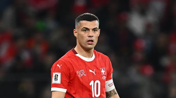 Granit Xhaka of Switzerland.