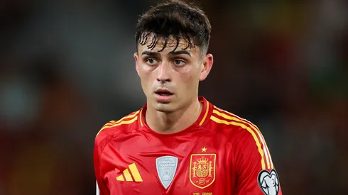 Pedri of Spain looks on during the FIFA World Cup 2026 qualifier match.