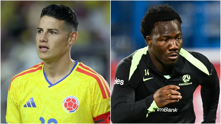 James Rodriguez from Colombia and Nestory Irankunde from Australia.