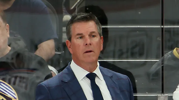 Mike Sullivan at the Prudential Center on September 21, 2025 in Newark, New Jersey.