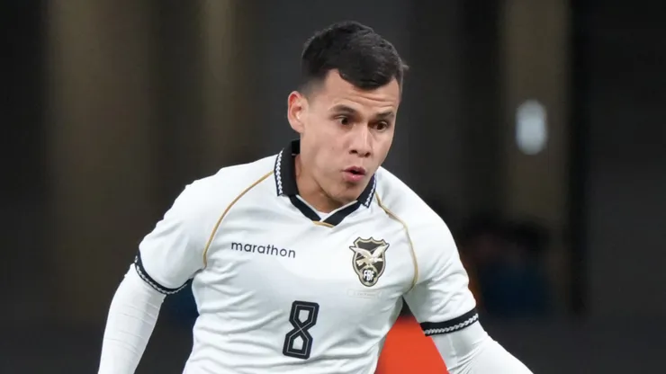 Moises Villarroel of Bolivia in action