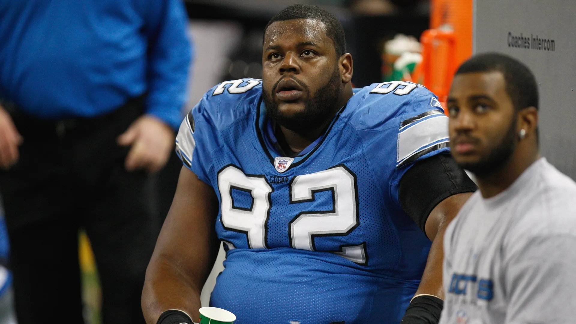 Shaun Rogers (Source: Gregory Shamus/Getty Images)