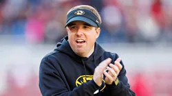 Eli Drinkwitz at Donald W. Reynolds Razorback Stadium