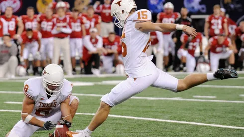Hunter Lawrence #15 of the Texas Longhorns in 2009.
