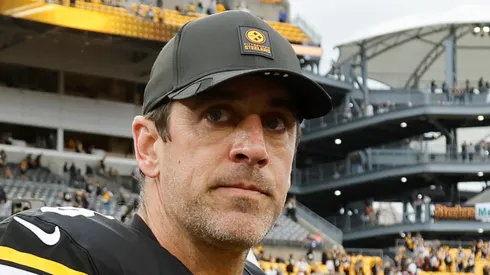 Aaron Rodgers quarterback of the Pittsburgh Steelers