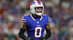 Keon Coleman #0 of the Buffalo Bills