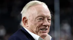 Dallas Cowboys owner Jerry Jones at Allegiant Stadium on November 17, 2025.