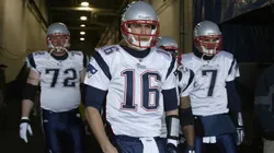 Matt Cassel #16 of the New England Patriots in 2008.