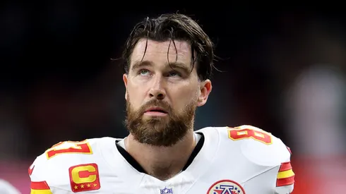 Travis Kelce tight end of the Kansas City Chiefs