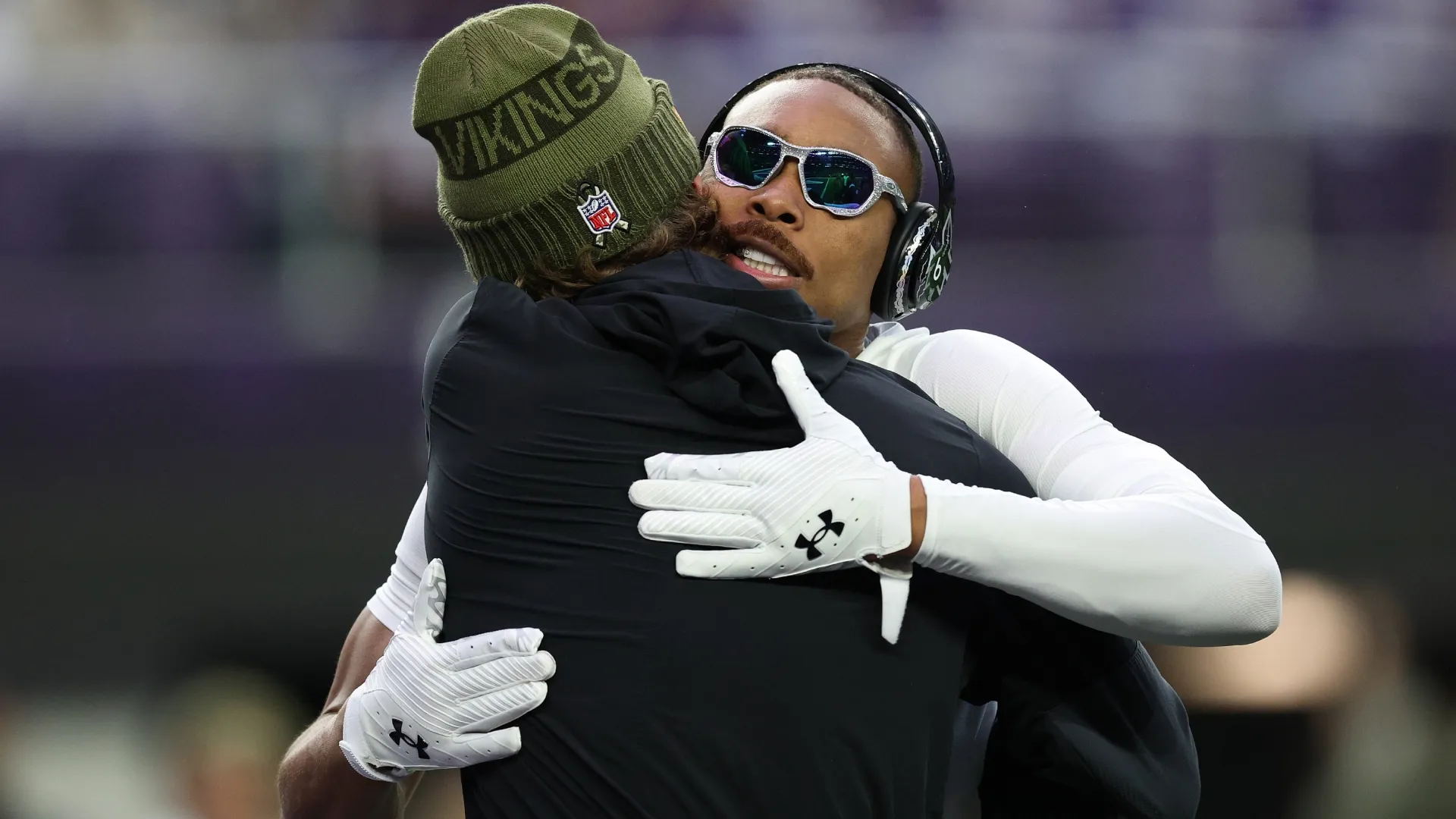 Justin Jefferson with JJ McCarthy