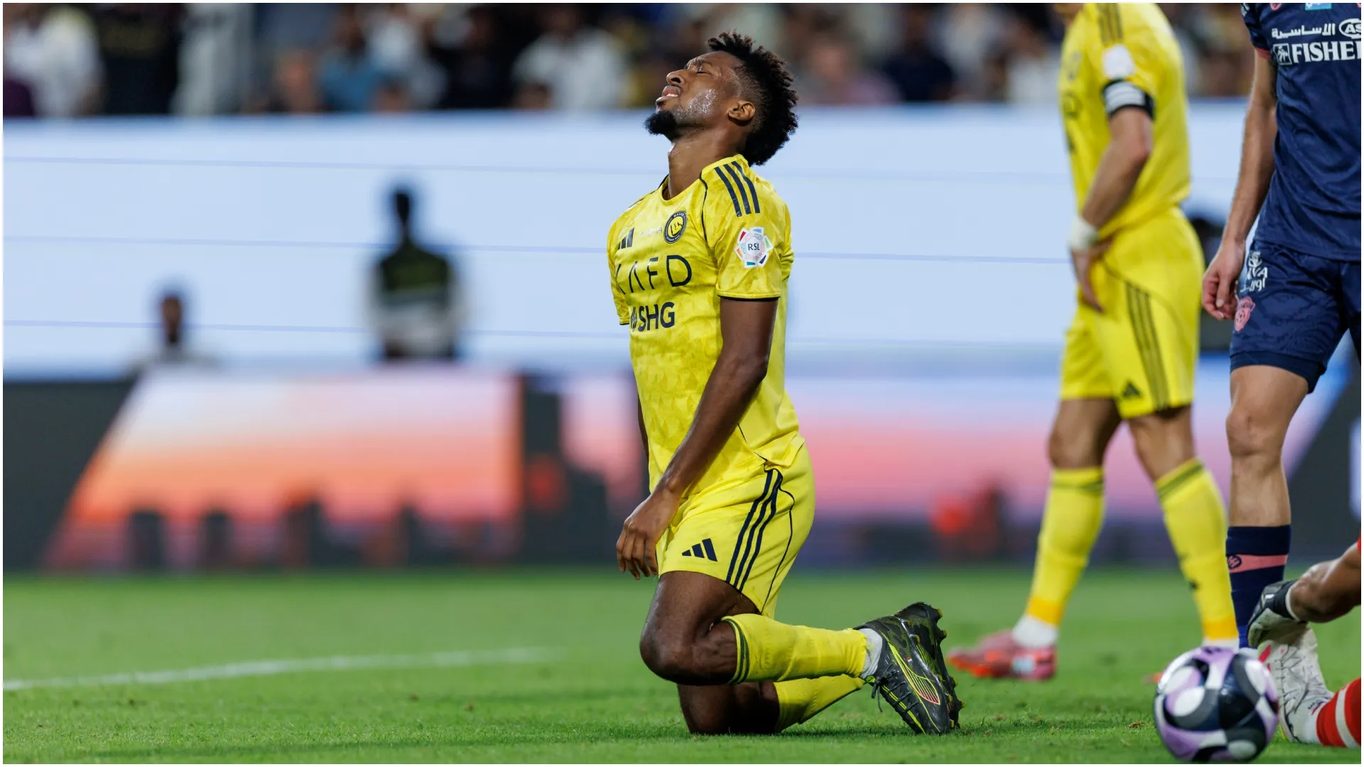 Kingsley Coman of Al-Nassr – Abdullah Ahmed/Getty Images