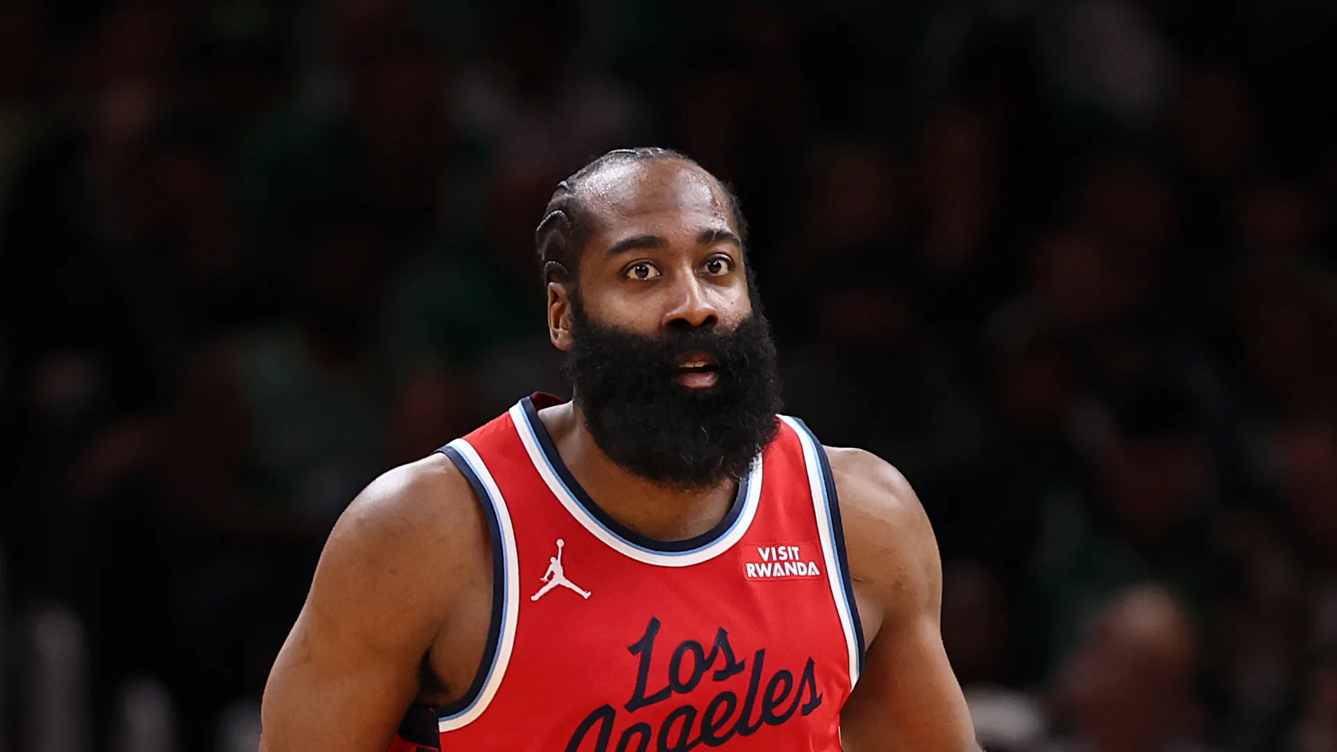James Harden #1 of the LA Clippers.