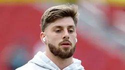 Ricky Pearsall looks on before a game on November 17, 2024 in California.