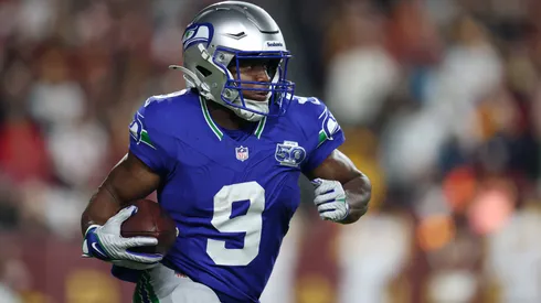 Kenneth Walker III #9 of the Seattle Seahawks