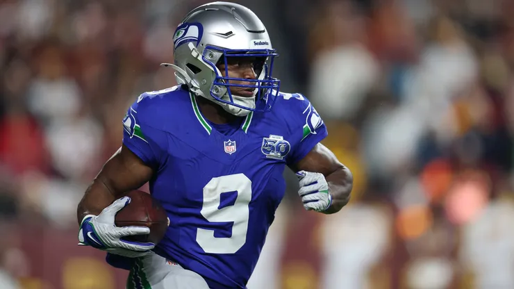 Kenneth Walker III #9 of the Seattle Seahawks