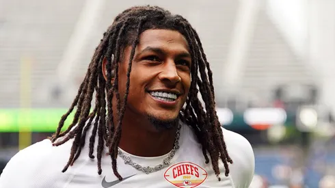 Isiah Pacheco running back of the Kansas City Chiefs