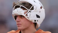 Arch Manning at Darrell K Royal-Texas Memorial Stadium on November 22, 2025 in Austin, Texas.