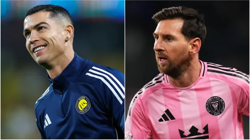 Cristiano Ronaldo of Al Nassr and Lionel Messi of Inter Miami.
