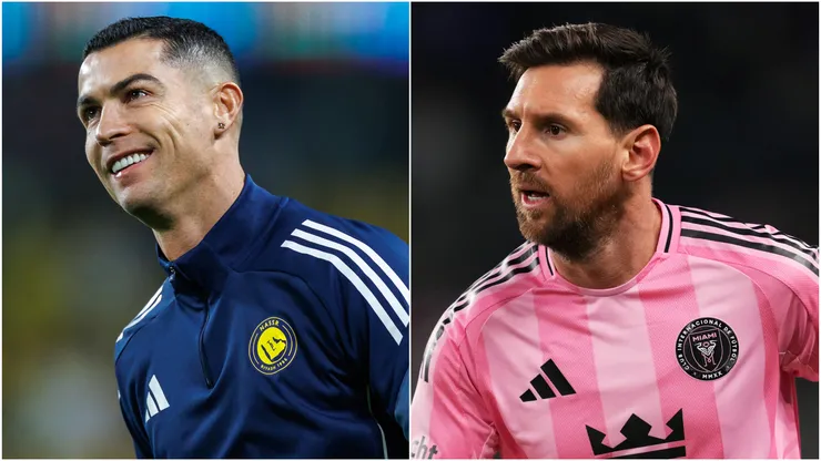 Cristiano Ronaldo of Al Nassr and Lionel Messi of Inter Miami.