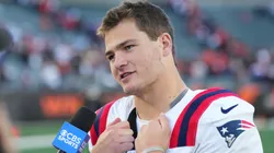 Drake Maye #10 of the New England Patriots.