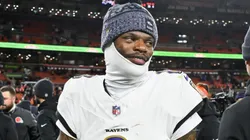 Lamar Jackson #8 of the Baltimore Ravens.