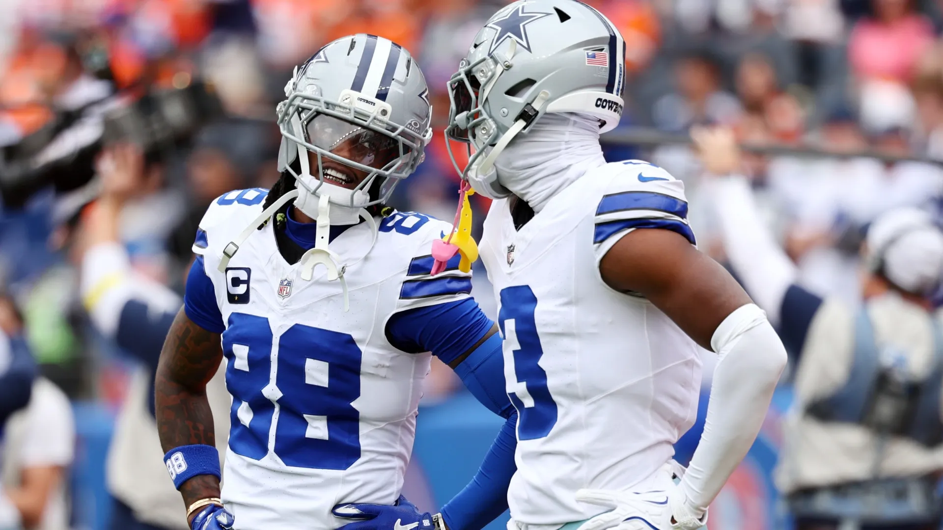 George Pickens and CeeDee Lamb