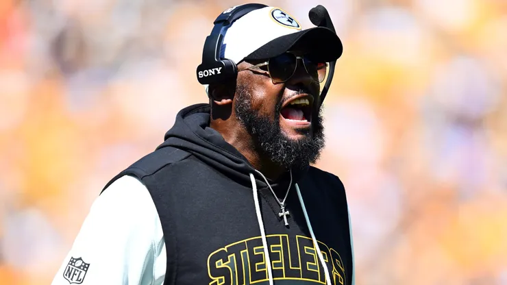 Head coach Mike Tomlin of the Pittsburgh Steelers.