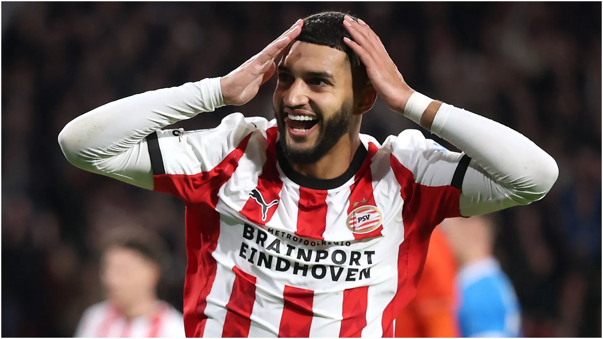 Ismael Saibari of PSV – Dean Mouhtaropoulos/Getty Images