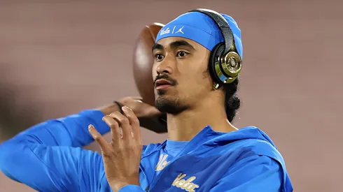 Nico Iamaleava at Rose Bowl Stadium on November 22, 2025 in Pasadena, California.