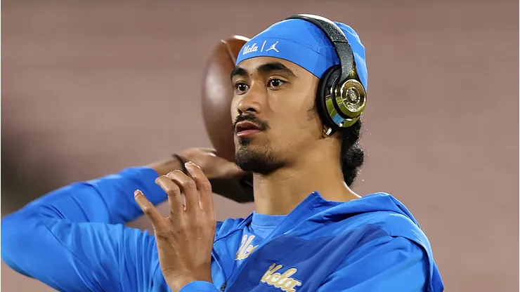 Nico Iamaleava at Rose Bowl Stadium on November 22, 2025 in Pasadena, California.