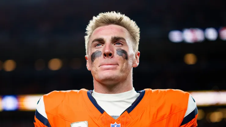 Quarterback Bo Nix of the Denver Broncos