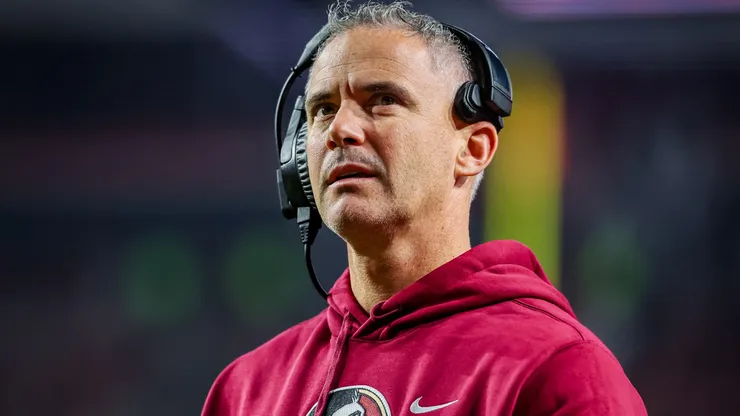 Head Coach Mike Norvell of the Florida State Seminoles.