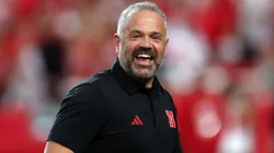 Head coach Matt Rhule of the Nebraska Cornhuskers.