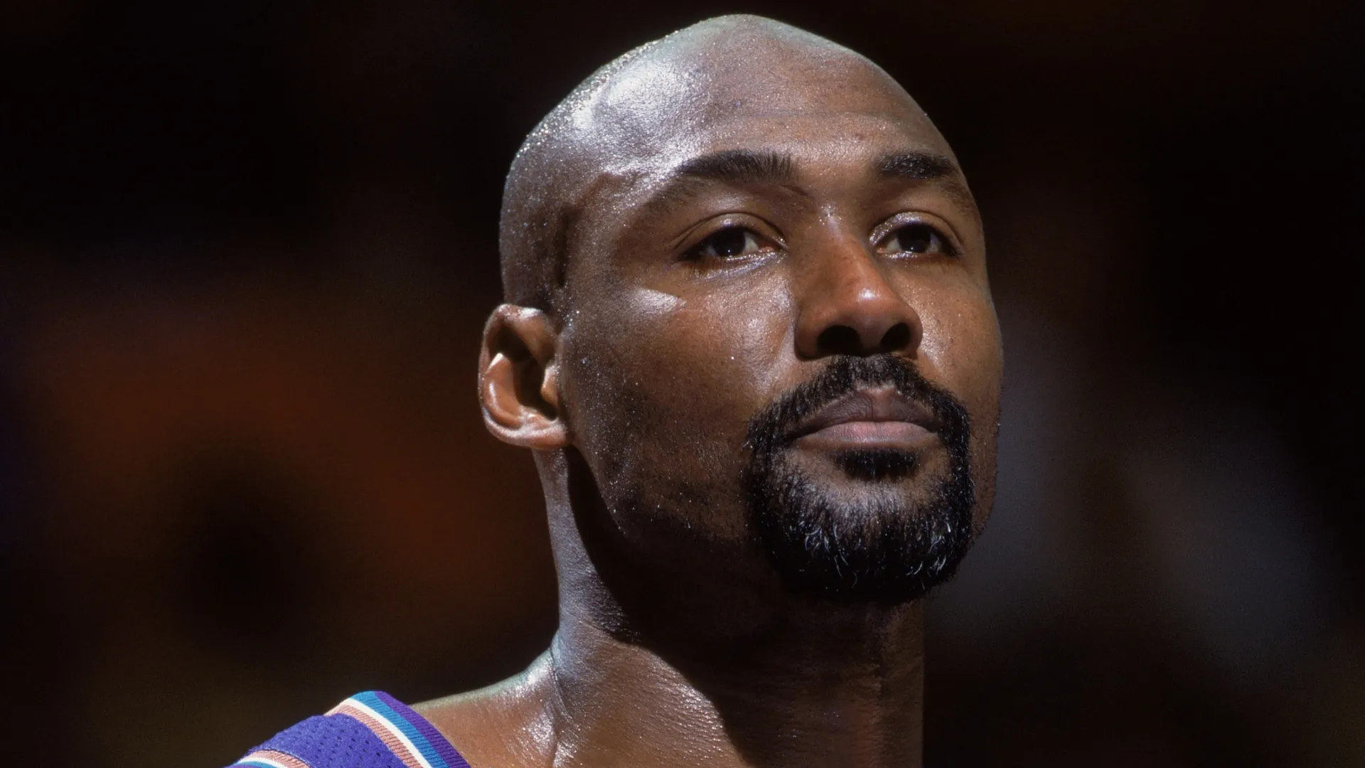 Karl Malone #32 of the Utah Jazz in 2001. (Source: Andy Lyons/Getty Images)
