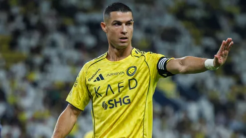 Cristiano Ronaldo of team Al-Nassr FC during the Saudi Pro League match.