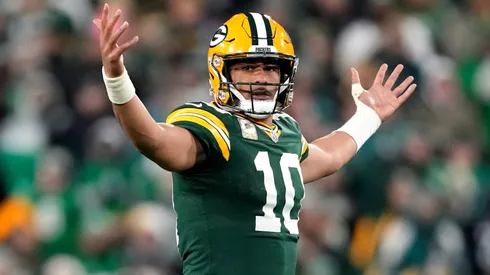 Jordan Love #10 of the Green Bay Packers.