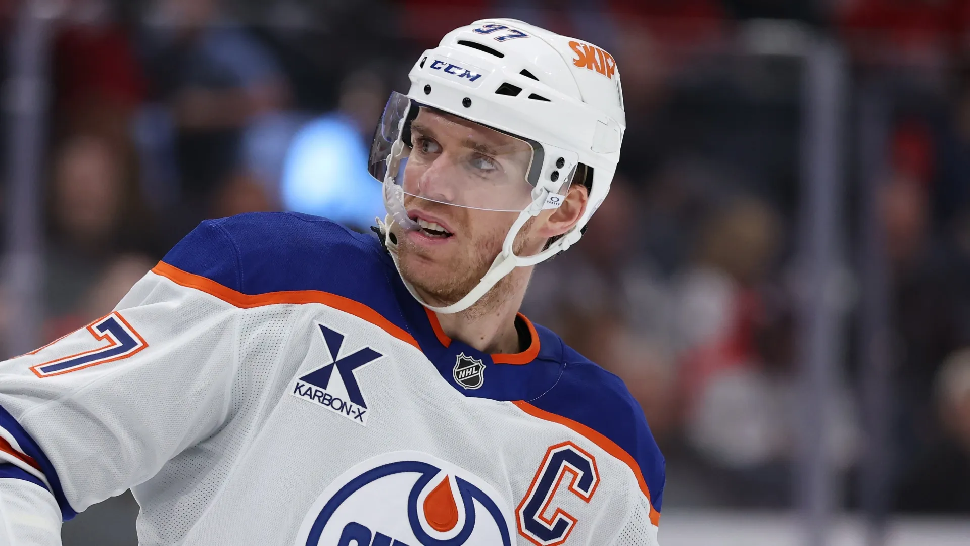 Connor McDavid during a game