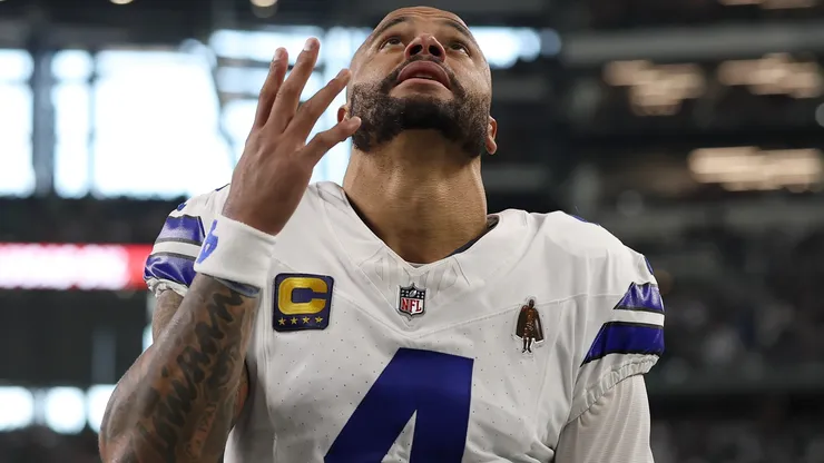 Dak Prescott #4 of the Dallas Cowboys.