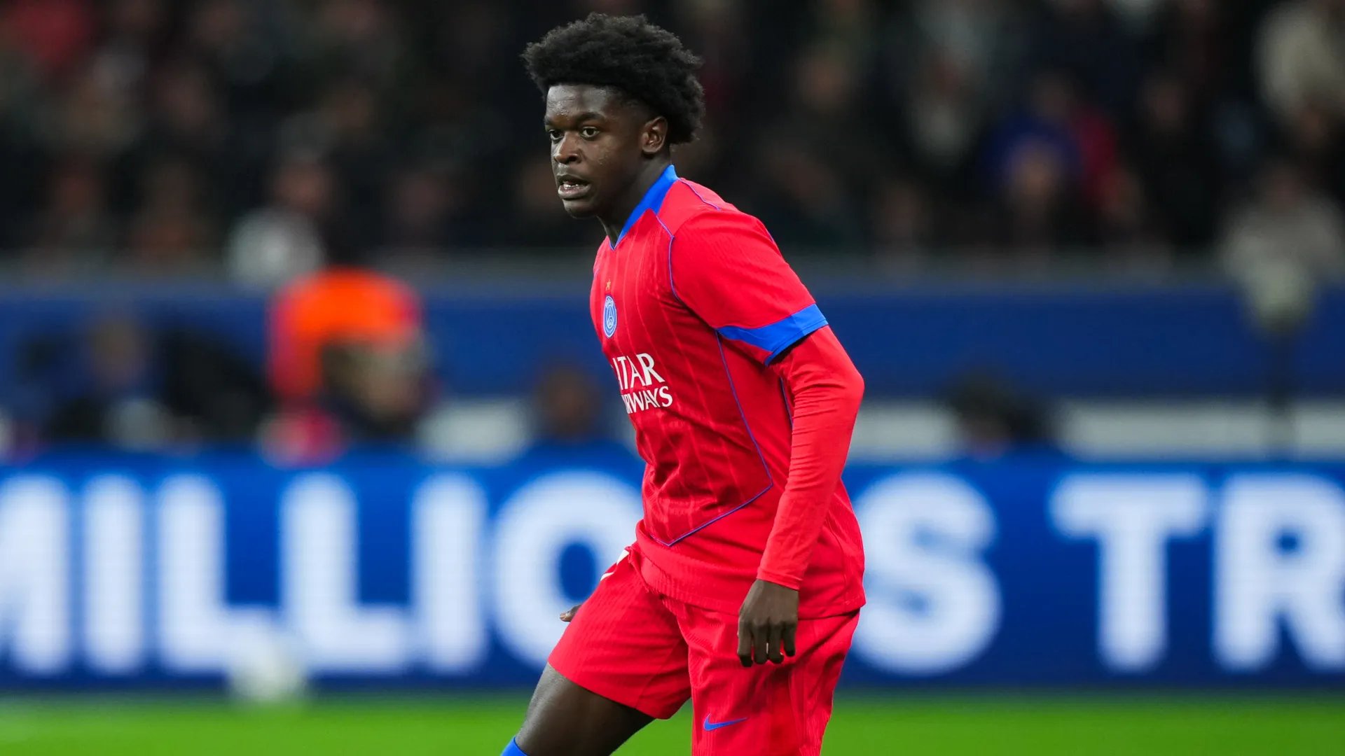 Quentin Ndjantou during a game with PSG. (Getty Images)