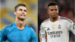 Cristiano Ronaldo (left) and Kylian Mbappe (right)