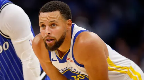 Stephen Curry during an NBA game.