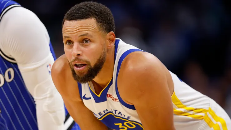Stephen Curry during an NBA game.