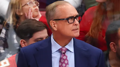 Head coach Paul Maurice of the Florida Panthers looks on during the game.