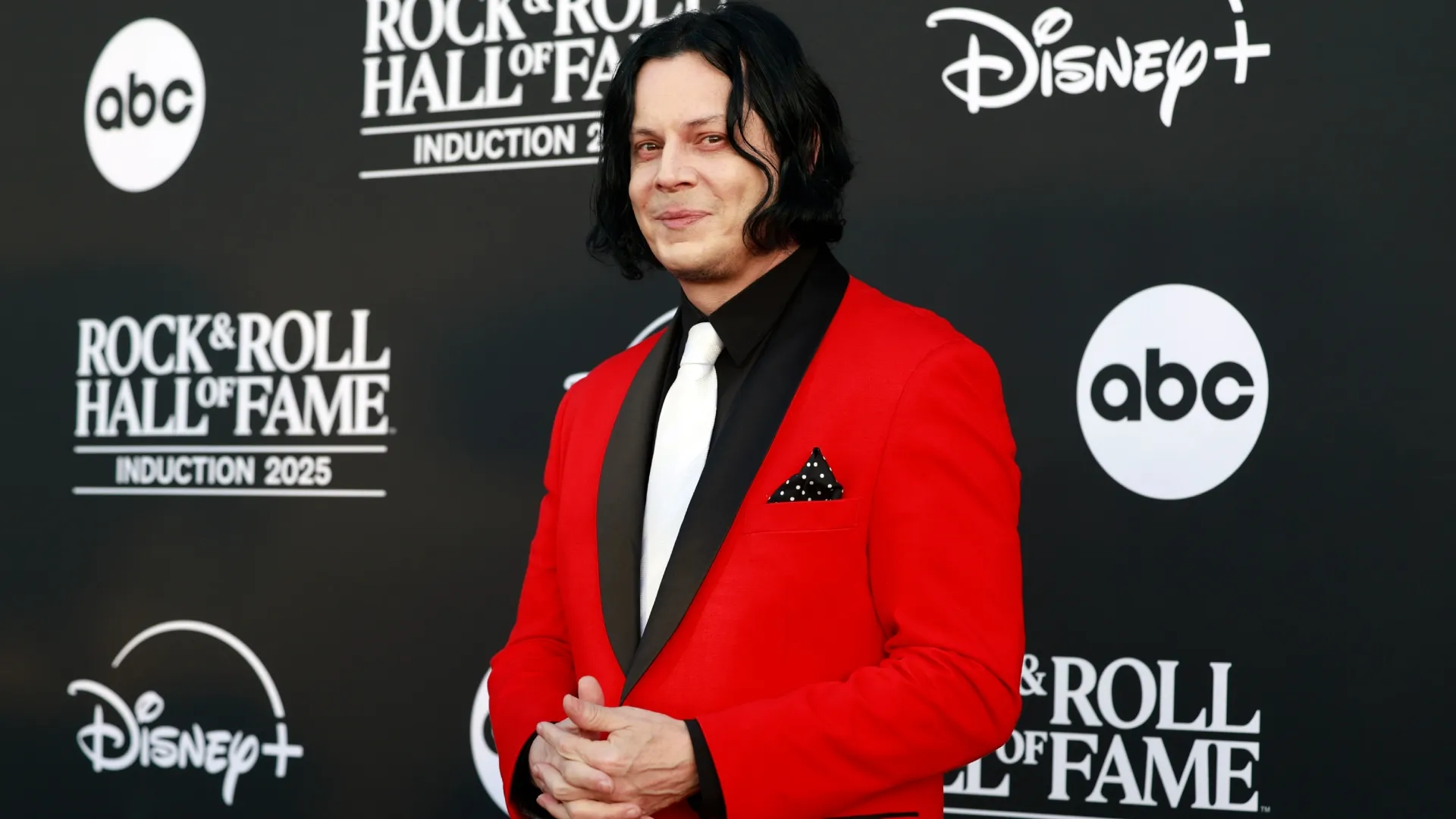 Jack White attends the 2025 Rock & Roll Hall of Fame Induction Ceremony. (Source: Frazer Harrison/Getty Images for RRHOF)