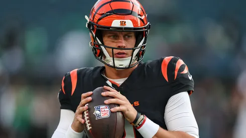 Joe Burrow #9 of the Cincinnati Bengals in 2025.