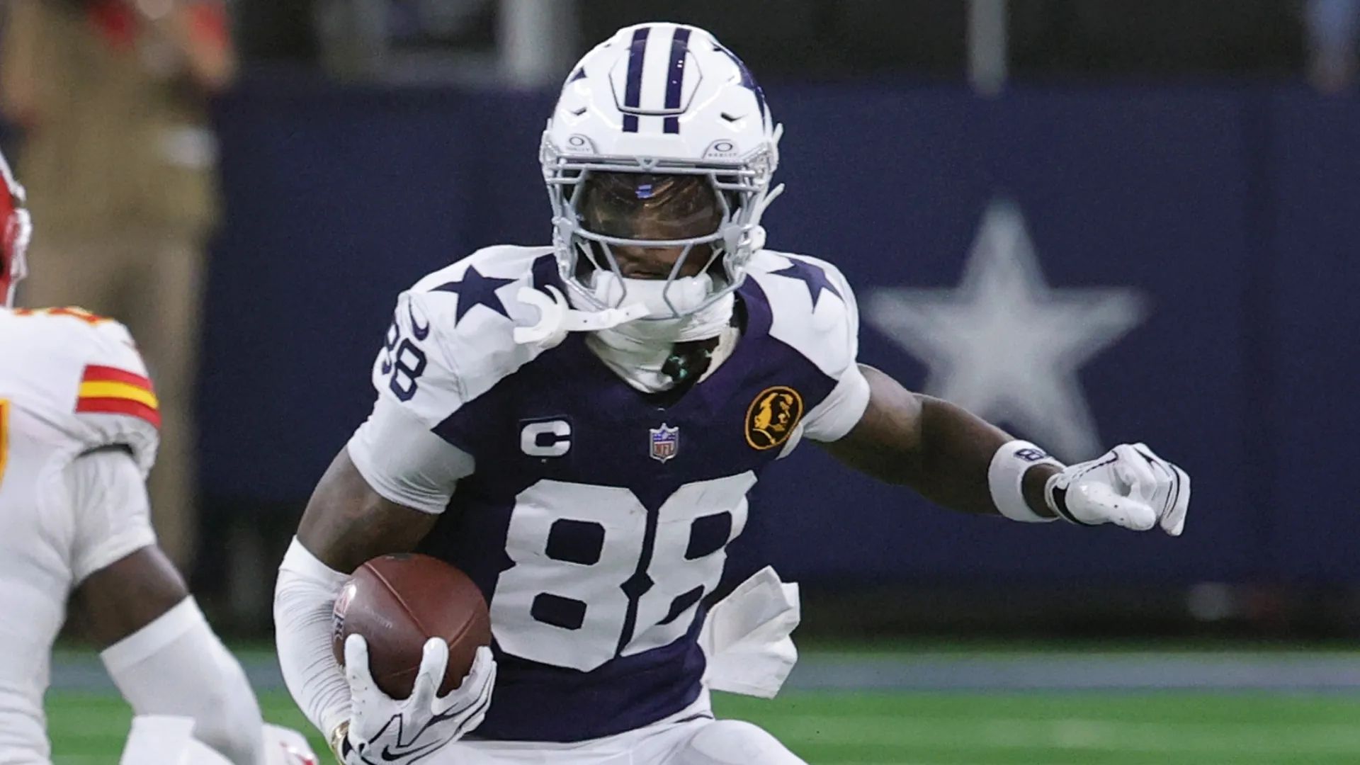 CeeDee Lamb in action vs the Chiefs