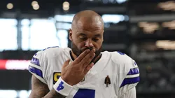 Dak Prescott #4 of the Dallas Cowboys at AT&T Stadium