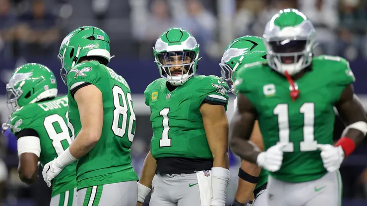Jalen Hurts #1 of the Philadelphia Eagles in 2025.
